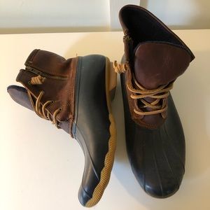 Sperry Saltwater Duck Boots EUC 10
